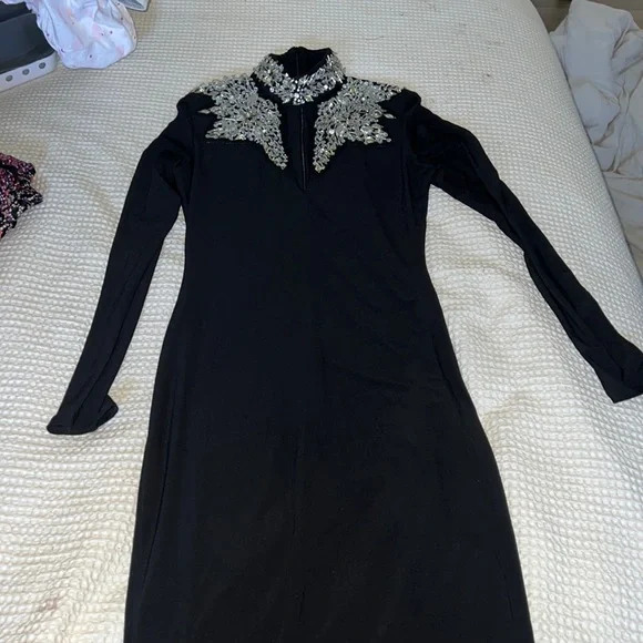 Hot Miami Styles | Dresses | Black Long Sleeve Holiday Dress | Poshmark Hot Miami Styles | Dresses | Black Long Sleeve Holiday Dress | Poshmark